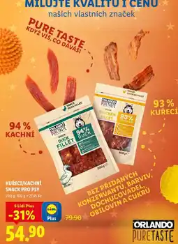 Lidl Kuřecí snack pro psy nabídka