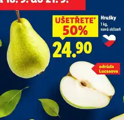 Lidl Hrušky nabídka