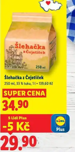 Lidl Šlehačka z čejetiček nabídka
