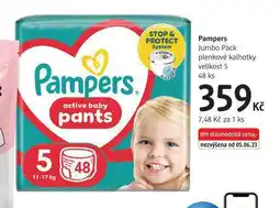 dm drogerie Pampers dětské plenky nabídka