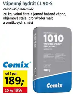 Bauhaus Vápenný hydrát CL 90-S nabídka