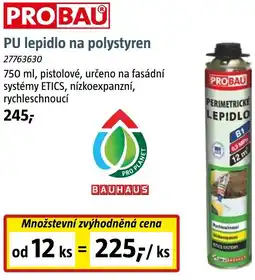Bauhaus PROBAU PU lepidlo na polystyren nabídka
