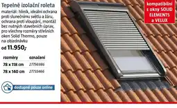 Bauhaus Tepelně izolační roleta nabídka
