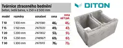 Bauhaus Tvárnice ztraceného bednění nabídka