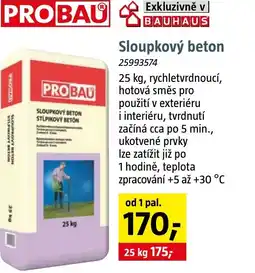 Bauhaus Sloupkový beton nabídka