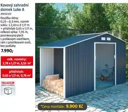 Bauhaus Kovový zahradní domek Luke A nabídka