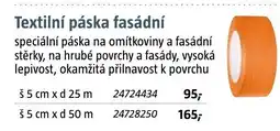 Bauhaus Textilní páska fasádní nabídka