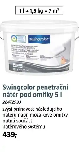 Bauhaus Swingcolor penetrační nátěr pod omítky nabídka