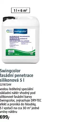 Bauhaus Swingcolor fasádní penetrace silikonová nabídka