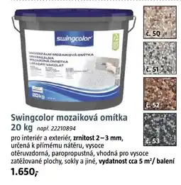 Bauhaus Swingcolor mozaiková omítka nabídka