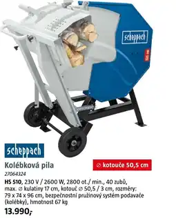 Bauhaus Scheppach Kolébková pila nabídka