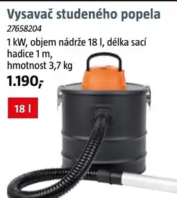 Bauhaus Vysavač studeného popela nabídka