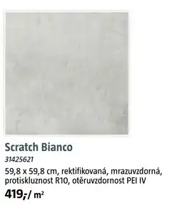 Bauhaus Scratch Bianco nabídka