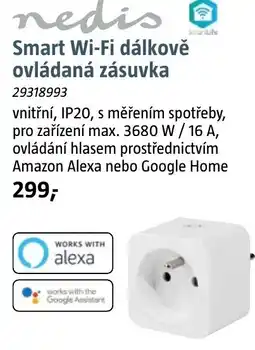 Bauhaus Smart Wi-Fi dálkově ovládaná zásuvka nabídka