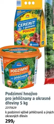Bauhaus Podzimní hnojivo pro jehličnany a okrasné dřeviny nabídka