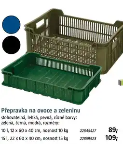 Bauhaus Přepravka na ovoce a zeleninu nabídka