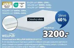JYSK Vrchní matrace WELLPUR BOKSELVI GT110 nabídka