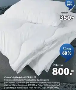 JYSK Celoroční přikrývka VEOFJELLET nabídka