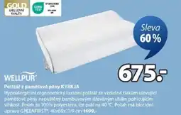 JYSK Polštář z paměťové pény KYRKJA nabídka