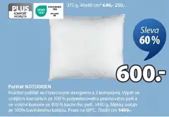 JYSK Polštář NOTODDEN nabídka