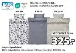 JYSK Krepová povlečení nabídka
