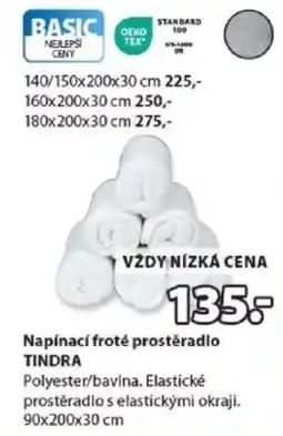 JYSK Napínací froté prostěradlo TINDRA nabídka