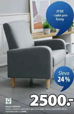 JYSK Křeslo GEDVED nabídka