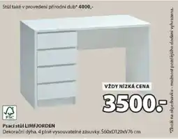 JYSK Psací stůl LIMFJORDEN nabídka