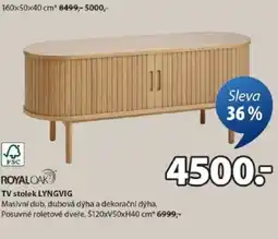 JYSK TV stolek LYNGVIG nabídka