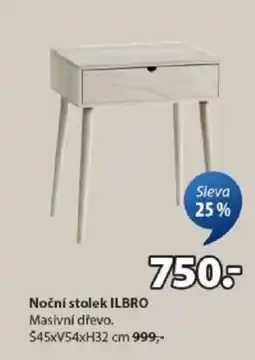 JYSK Noční stolek ILBRO nabídka