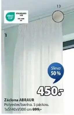 JYSK Záclona ABRAUR nabídka
