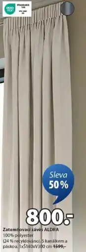 JYSK Zatemňovací závěs ALDRA nabídka
