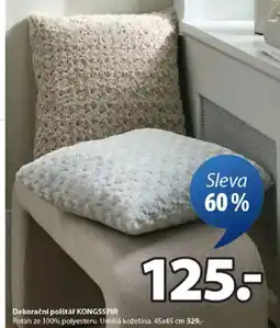 JYSK Dekorační polštář KONGSSPIR nabídka