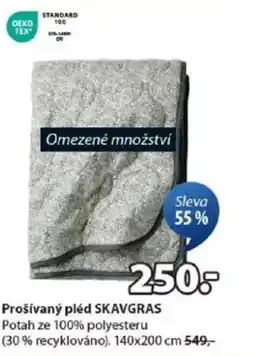 JYSK Prošívaný pléd SKAVGRAS nabídka