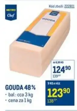 Makro Gouda 48% nabídka