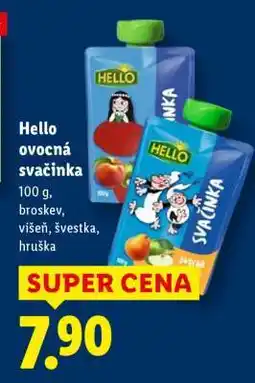 Lidl Hello Ovocná svačinka nabídka