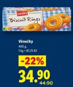 Lidl VĚNEČKY nabídka