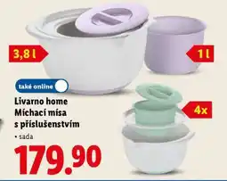 Lidl Livarno home Míchací mísa s příslušenstvím nabídka