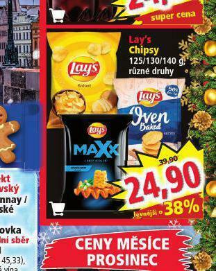 Norma Lay´s chipsy nabídka