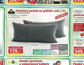 Norma Flanelový povlak na polštář nabídka