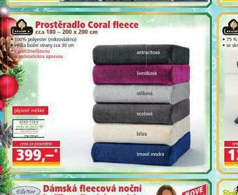 Norma Prostěradlo coral fleece nabídka