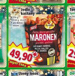 Norma Jedlé kaštany nabídka