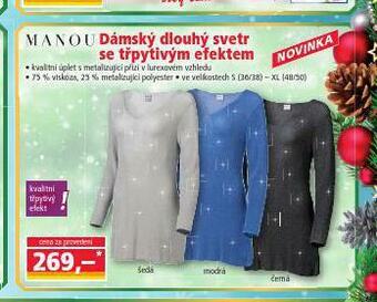 Norma Dámský dlouhý svetr nabídka