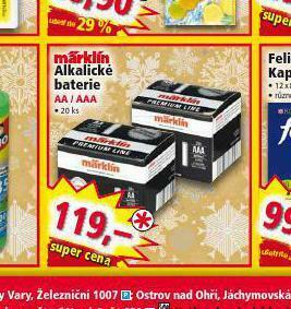Norma Alkalické baterie nabídka