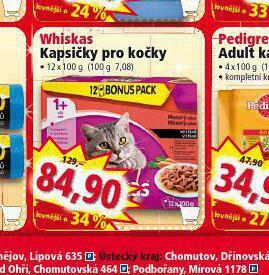 Norma Whiskas kapsičky pro kočky nabídka