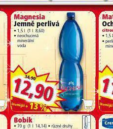 Norma Magnesia jemně perlivá nabídka