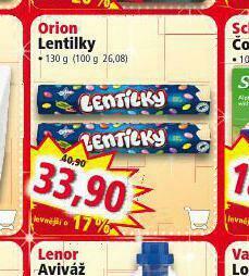 Norma Orion lentilky nabídka