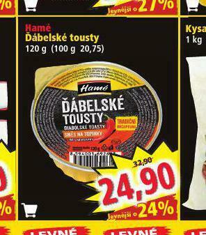 Norma Hamé ďábelské tousty nabídka