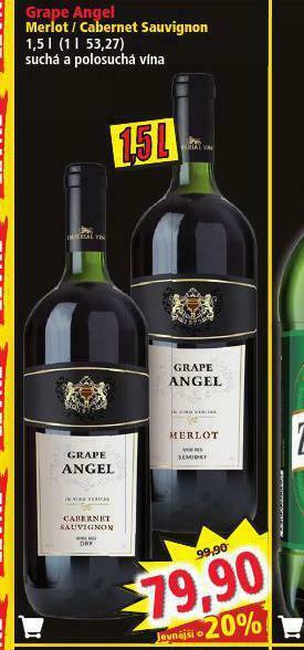 Norma Grape angel cabernet sauvignon nabídka