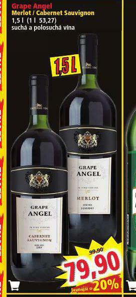 Norma Grape angel merlot nabídka